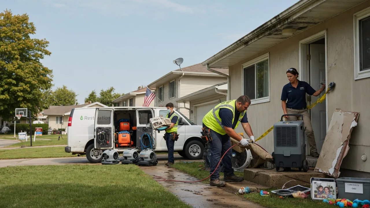 Water Damage Restoration in Trenton, IL near me
